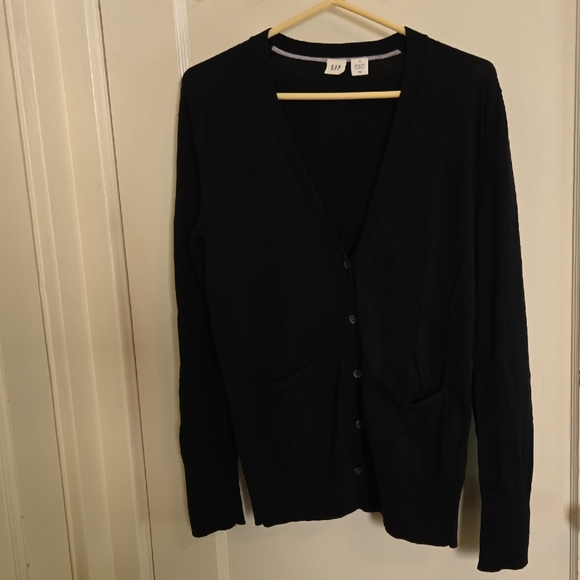 GAP Black Women's Merino Wool Sweater - Picture 1 of 4